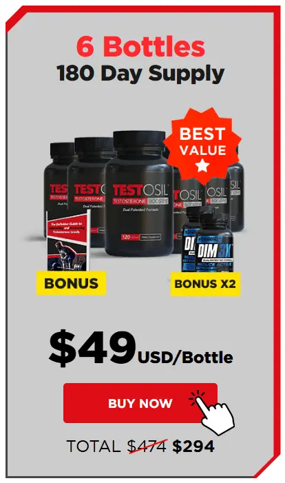testosil 6 bottles price